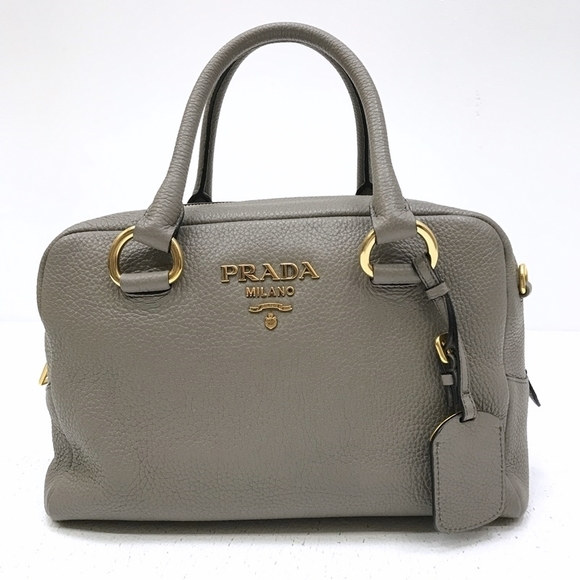 Prada with Strap Bag Gray 2-Way Missing Purchase Outlet - Picture 1 of 16